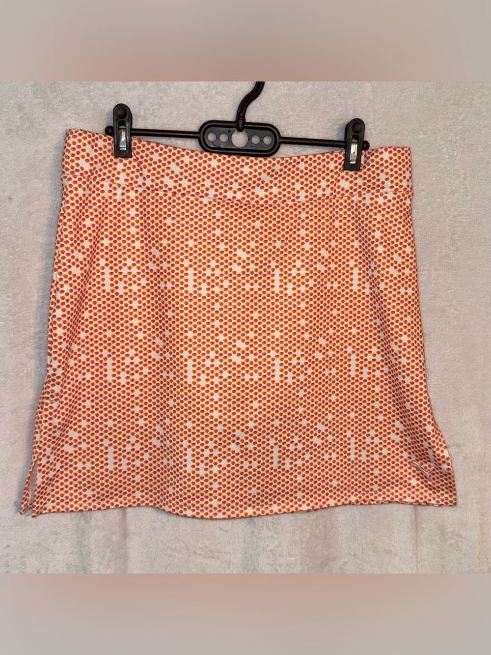 Puma size 10 orange polka dot skort